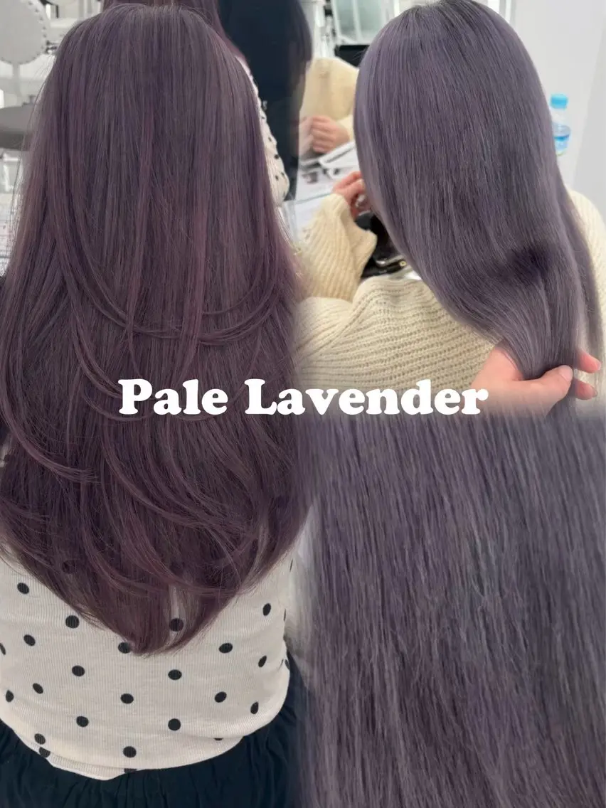 ロング カラー ヘアカラー ヘアセット 赤み消し艶カラー🩵 前髪顔周り あやなのヘアスタイル