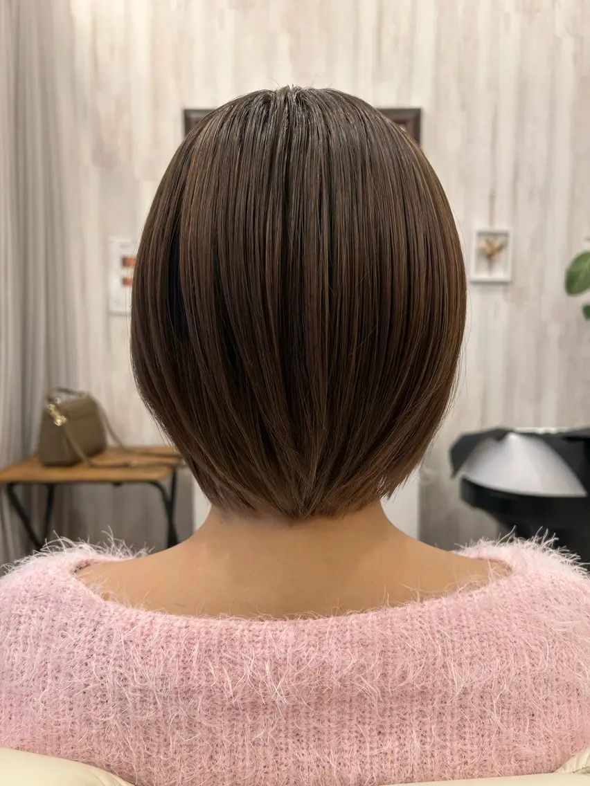 カット💇‍♀️+前髪ストレートの写真