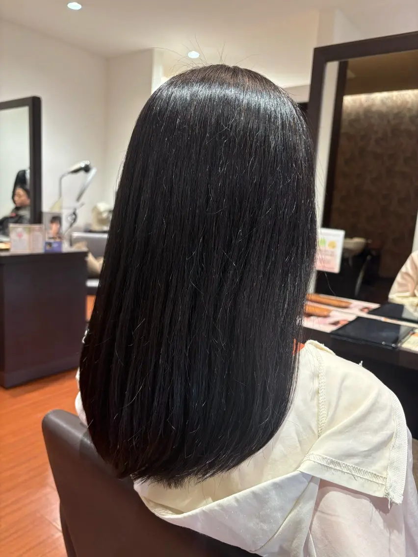 セミロング カット ヘアカラー 💜堀 有紀💜のヘアスタイル