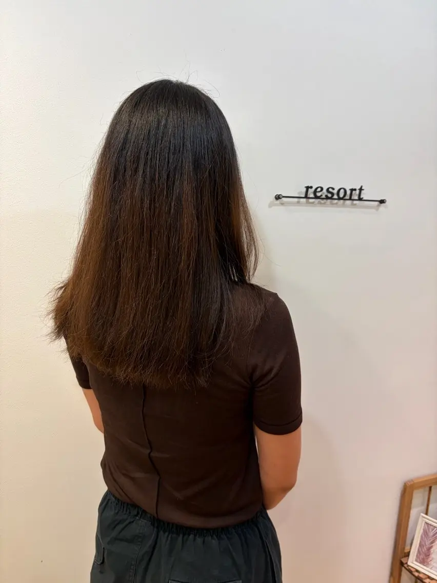 ロング 北川 智花のヘアスタイル
