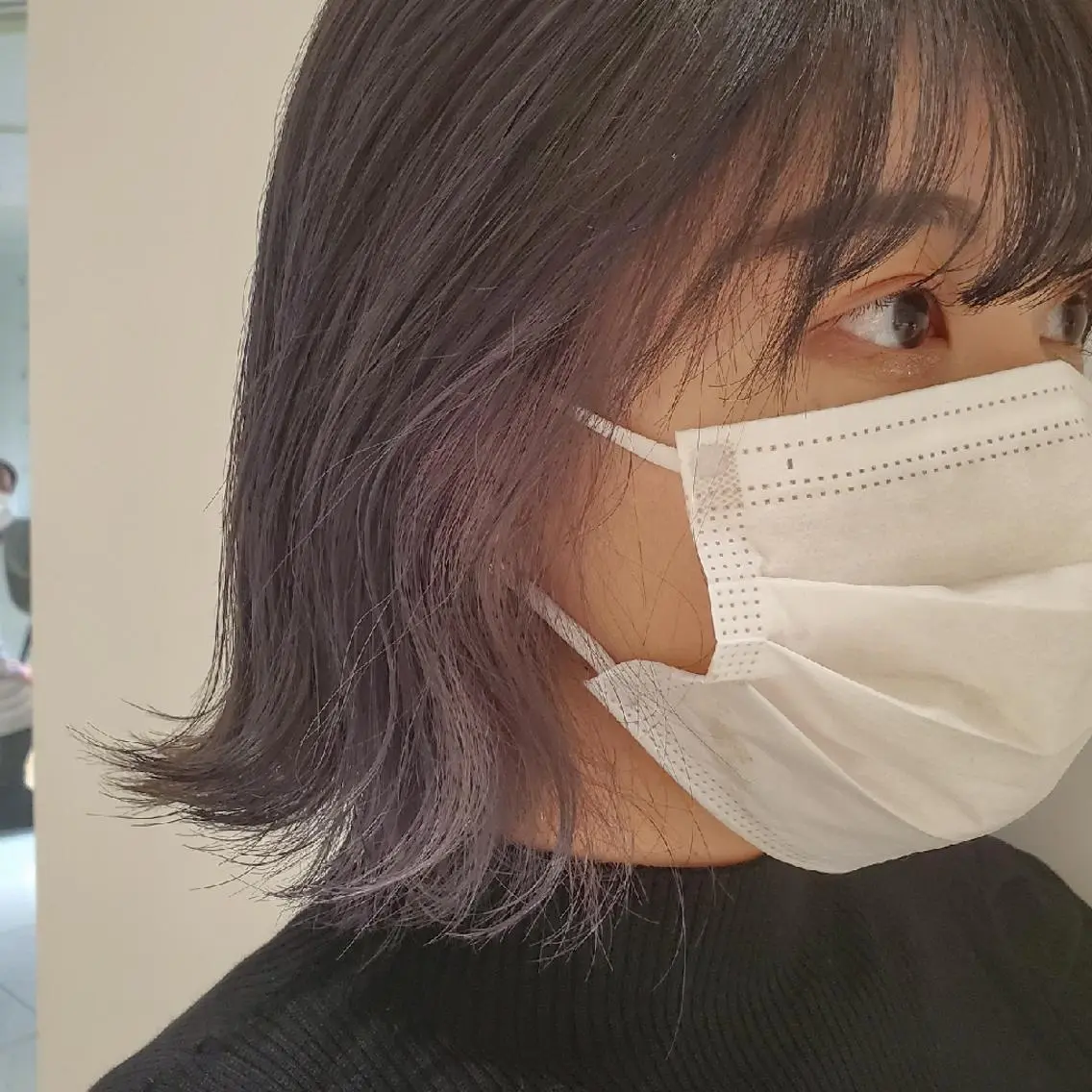 カラー シルバー 竹尾 優斗のヘアスタイル