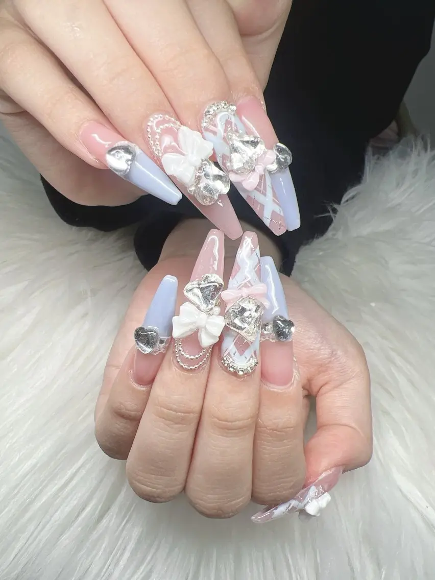 ネイル ハンドネイル Lee Nails チップ長さだし専門店のネイルデザイン