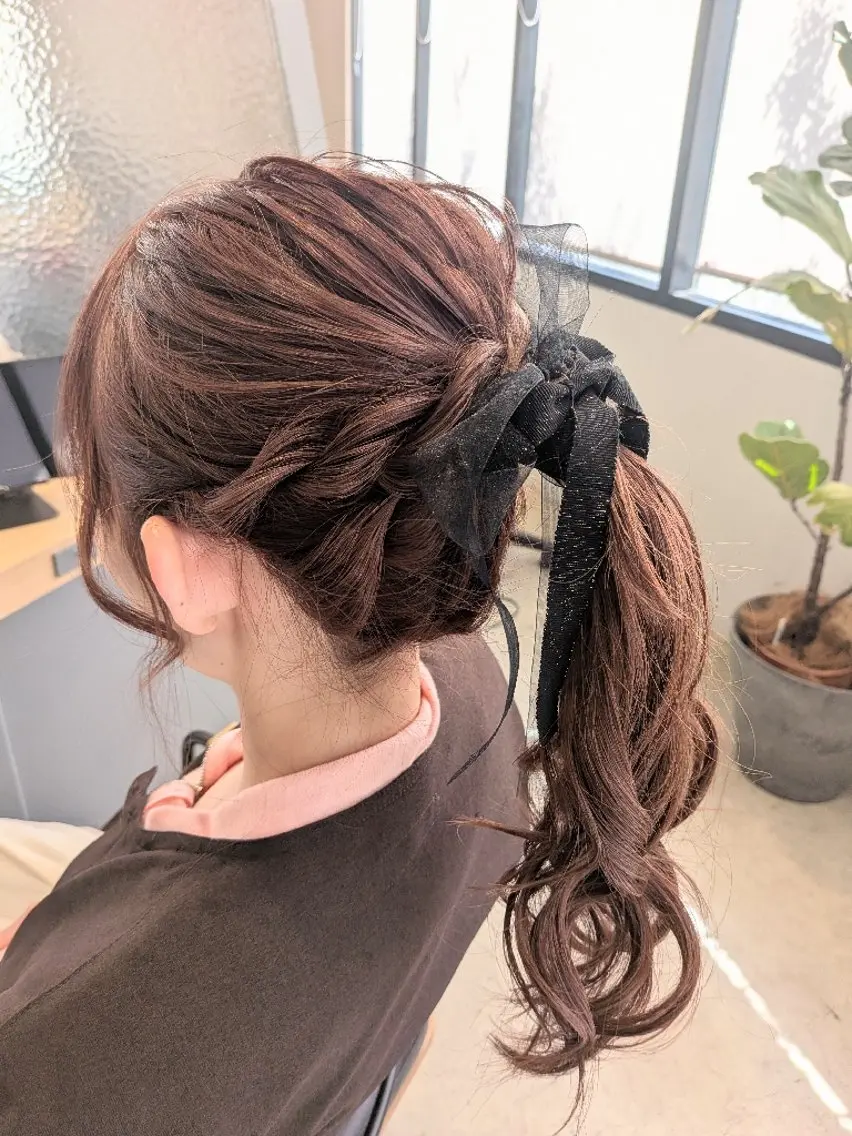 ヘアアレンジ ヘアセット 古屋 美春のヘアスタイル