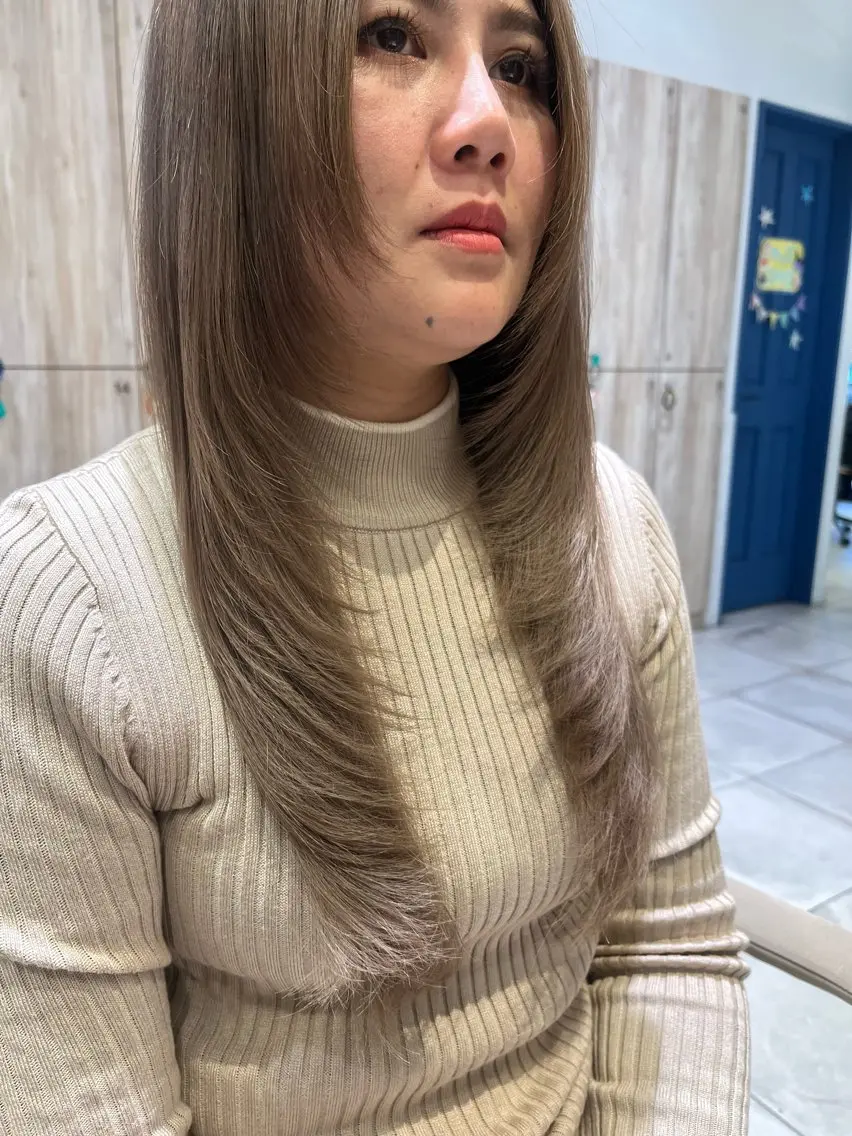 ロング 髪質改善・ショートレ イヤーボブ🧡関玲子のヘアスタイル