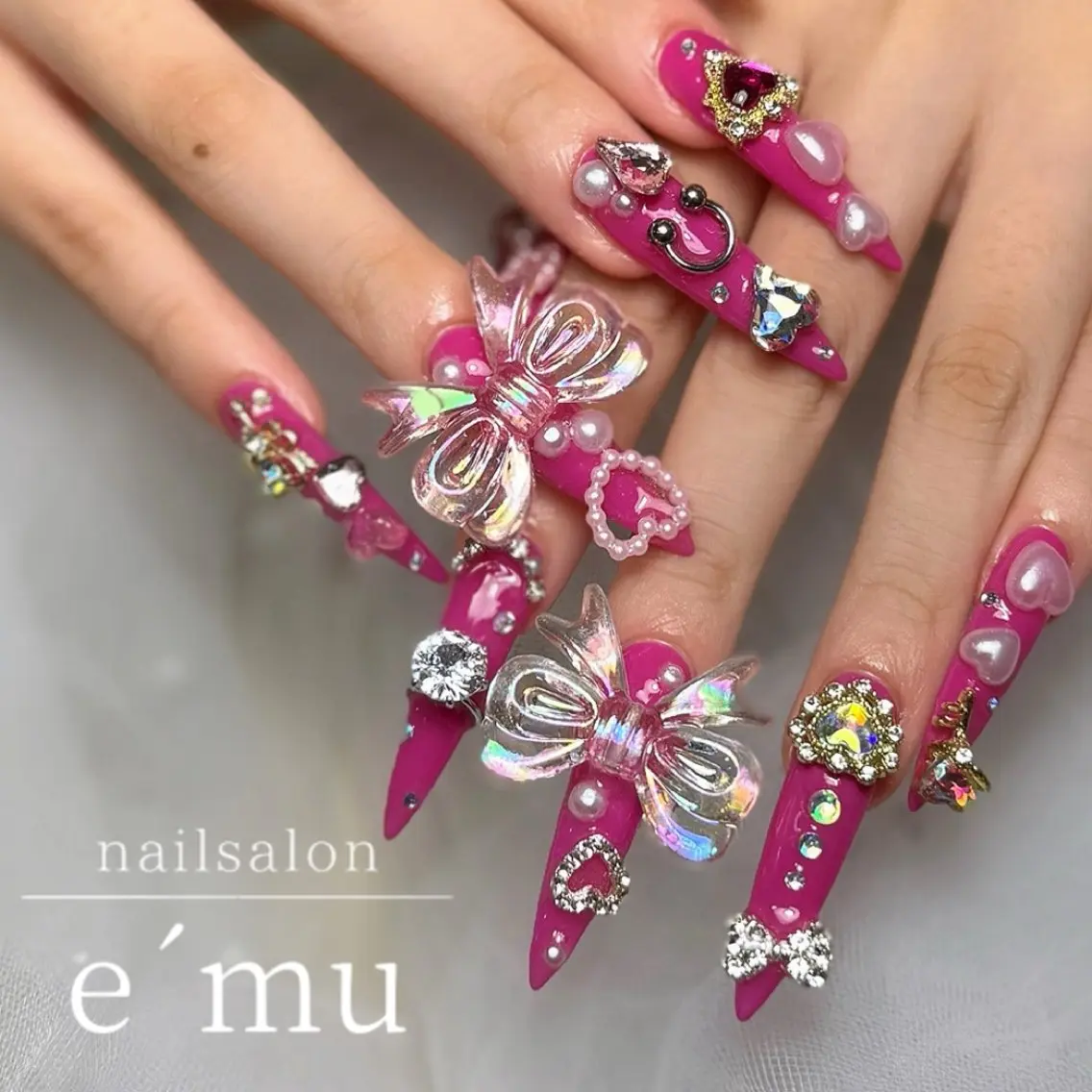 ネイル ネイルチップ ハンドネイル nailsalon e´muのネイルデザイン