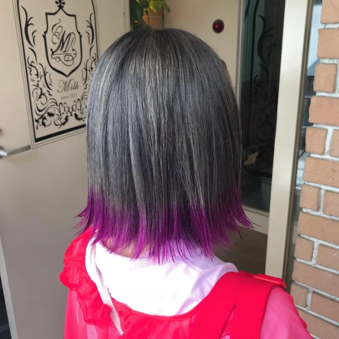 ショート カラー パーマ ヘアアレンジ メンズ キッズ ネイル マツエク・マツパ サロンドミルク 渋谷高比良のヘアスタイル