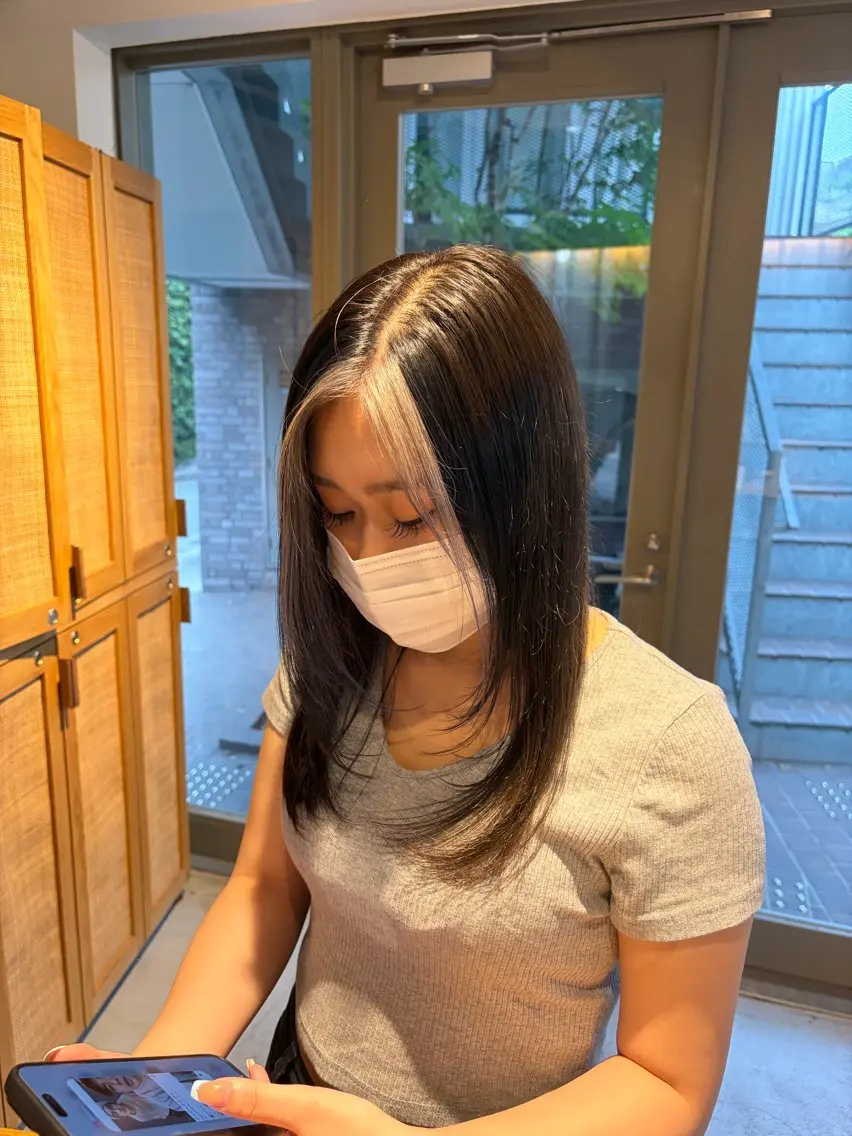 カラー ヘアカラー 星 西宮のヘアスタイル