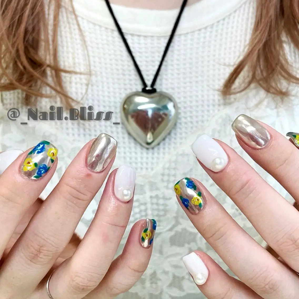 ネイル 持ち込み ハンドネイル NAIL BLISSのネイルデザイン