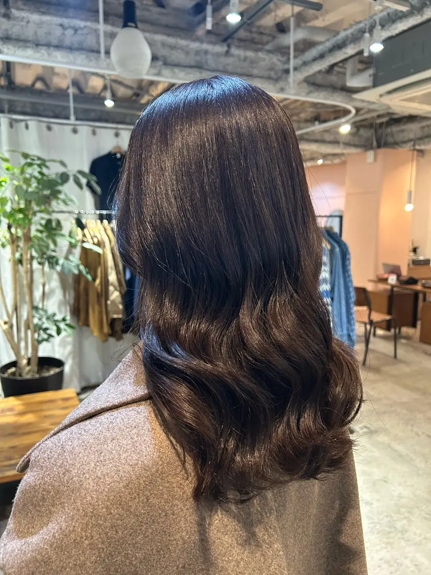 カラー ヘアアレンジ ヘアカラー 🎀suzuna 透明感colorのヘアスタイル