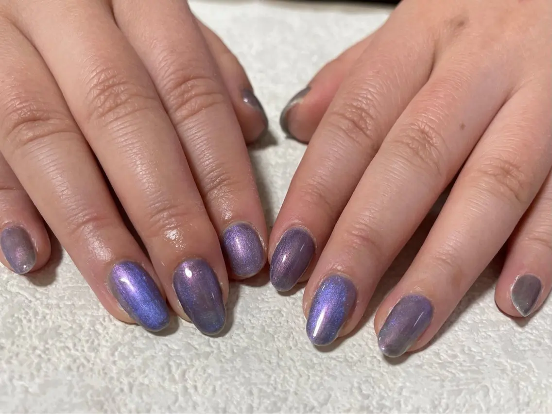 ネイル オーロラネイル フットネイル フレンチネイル ジェルネイル 韓国ネイル ハンドネイル mogunail &blowのネイルデザイン