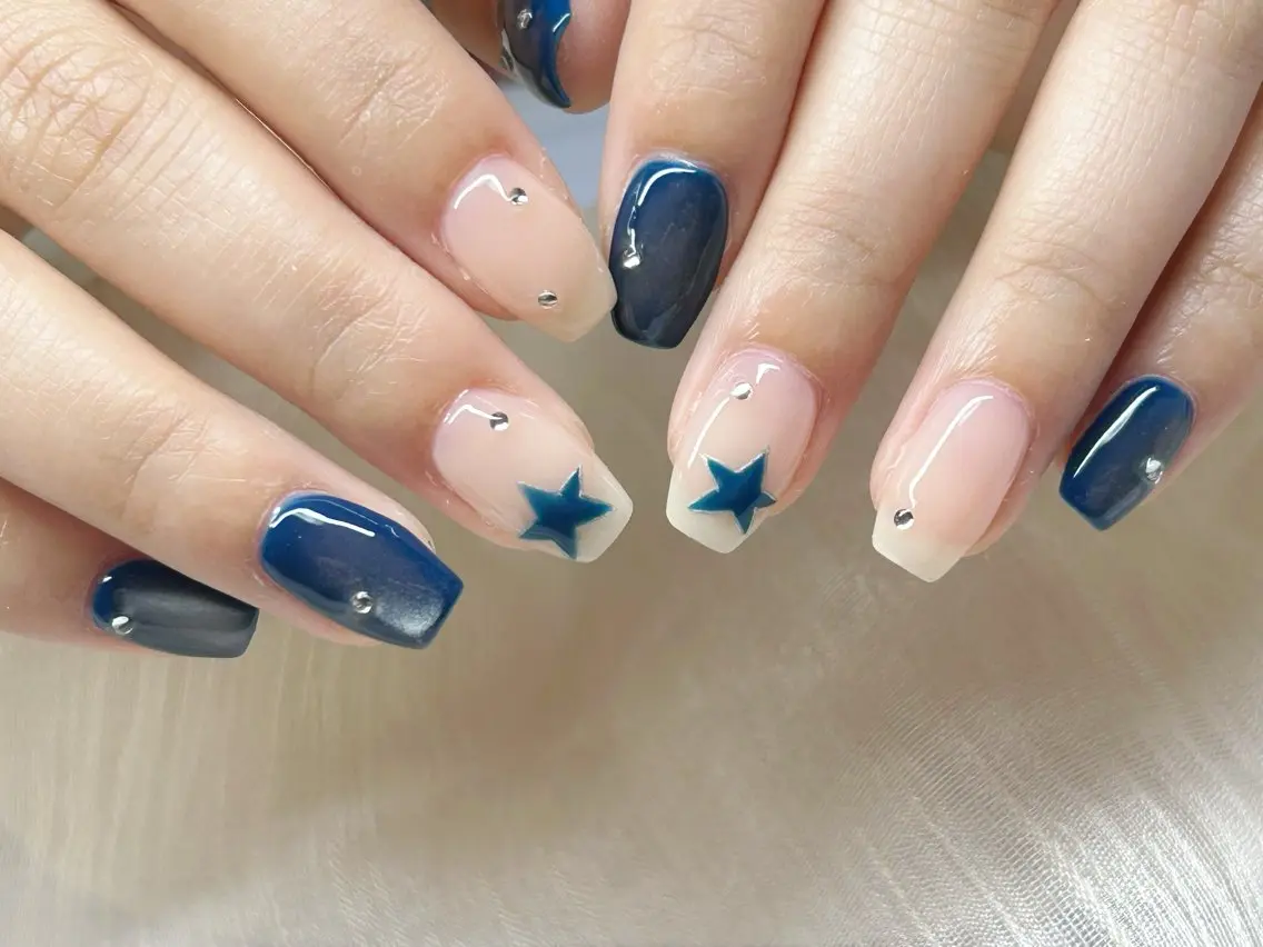 ネイル アートネイル チークネイル 成人式 入学式 長さ出し ハンドネイル Lino Nailのネイルデザイン