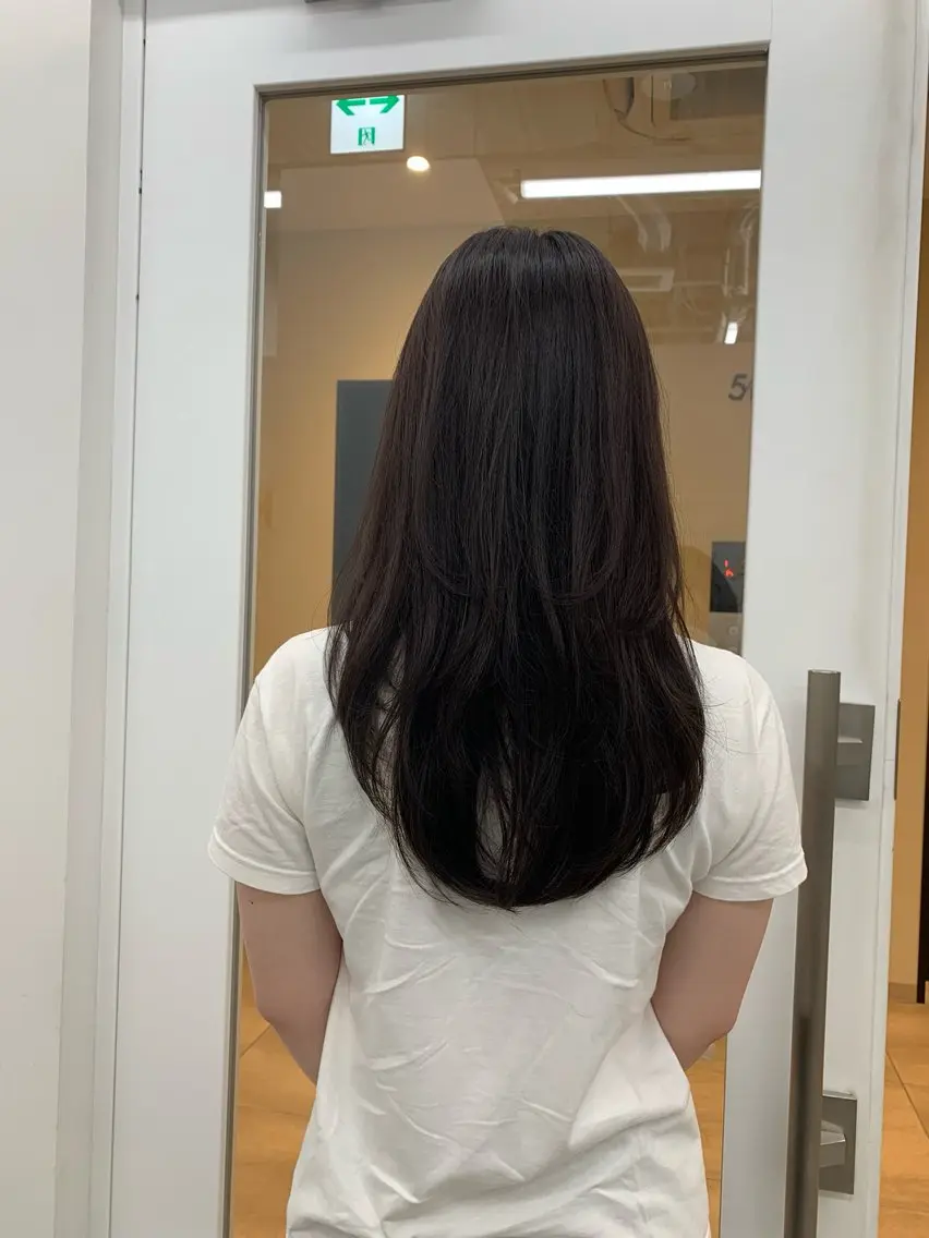 セミロング カラー ブラウンカラー ラベンダーカラー 本格ヘッドスパ🌿 ×ヘア 佐藤のヘアスタイル