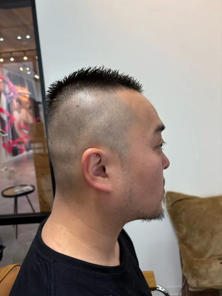メンズ 刈り上げ メンズベリーショート カット メンズカット クドウユウキのヘアスタイル