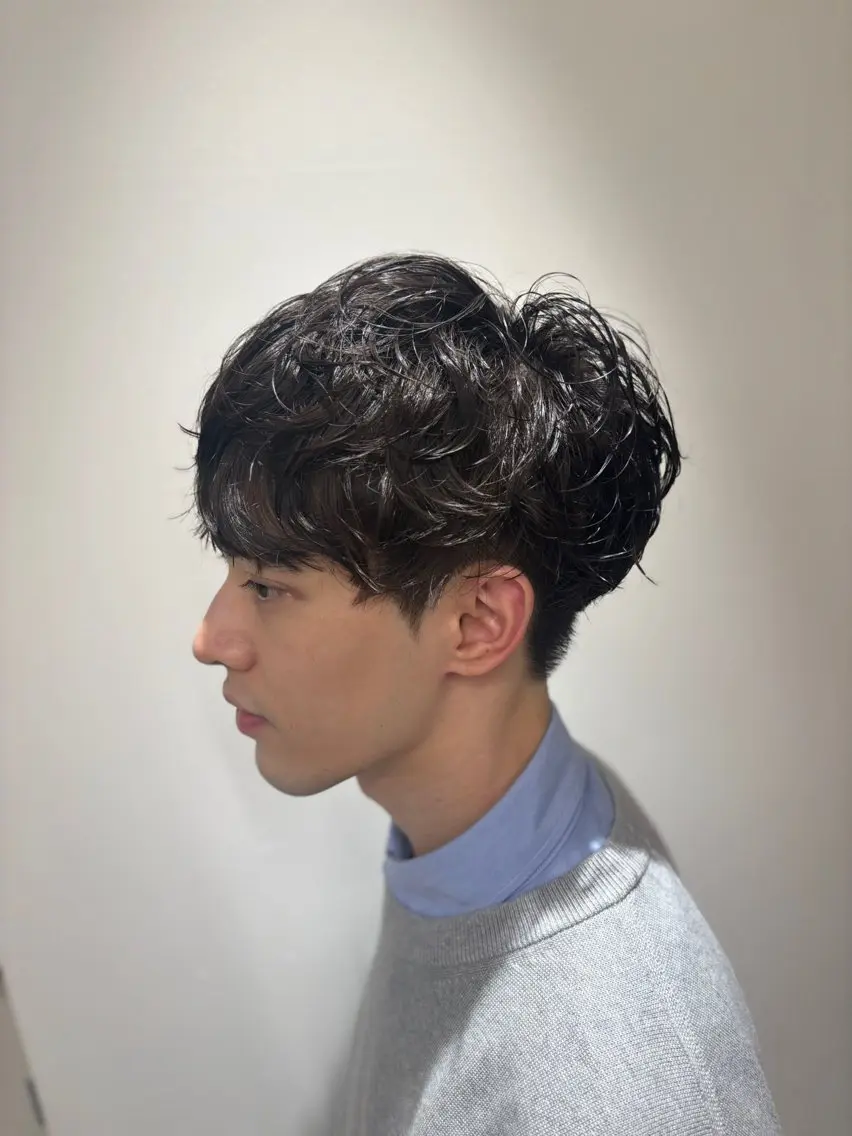 メンズ メンズパーマ ミズノ アイ 🪅のヘアスタイル