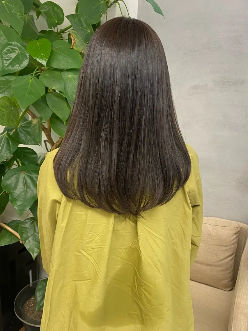 セミロング カラー アッシュ 透明感カラー トリートメント ヘアカラー JESSI / Sopiのヘアスタイル