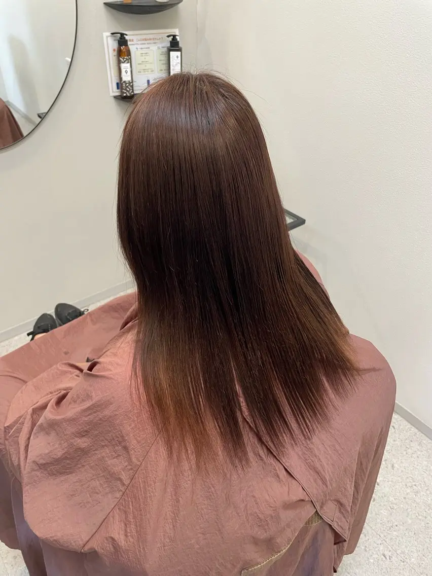 セミロング カット 縮毛矯正 宇野 颯太のヘアスタイル