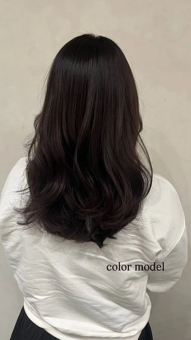 ロング カラー 米澤 奈央のヘアスタイル