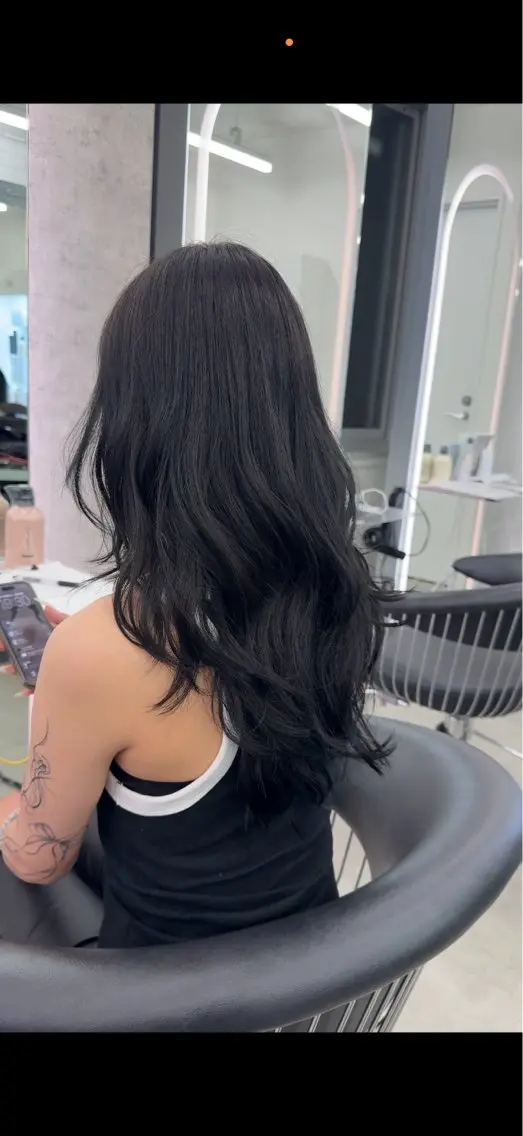 セミロング ヘアカラー トリートメント 中野 光瑠のヘアスタイル