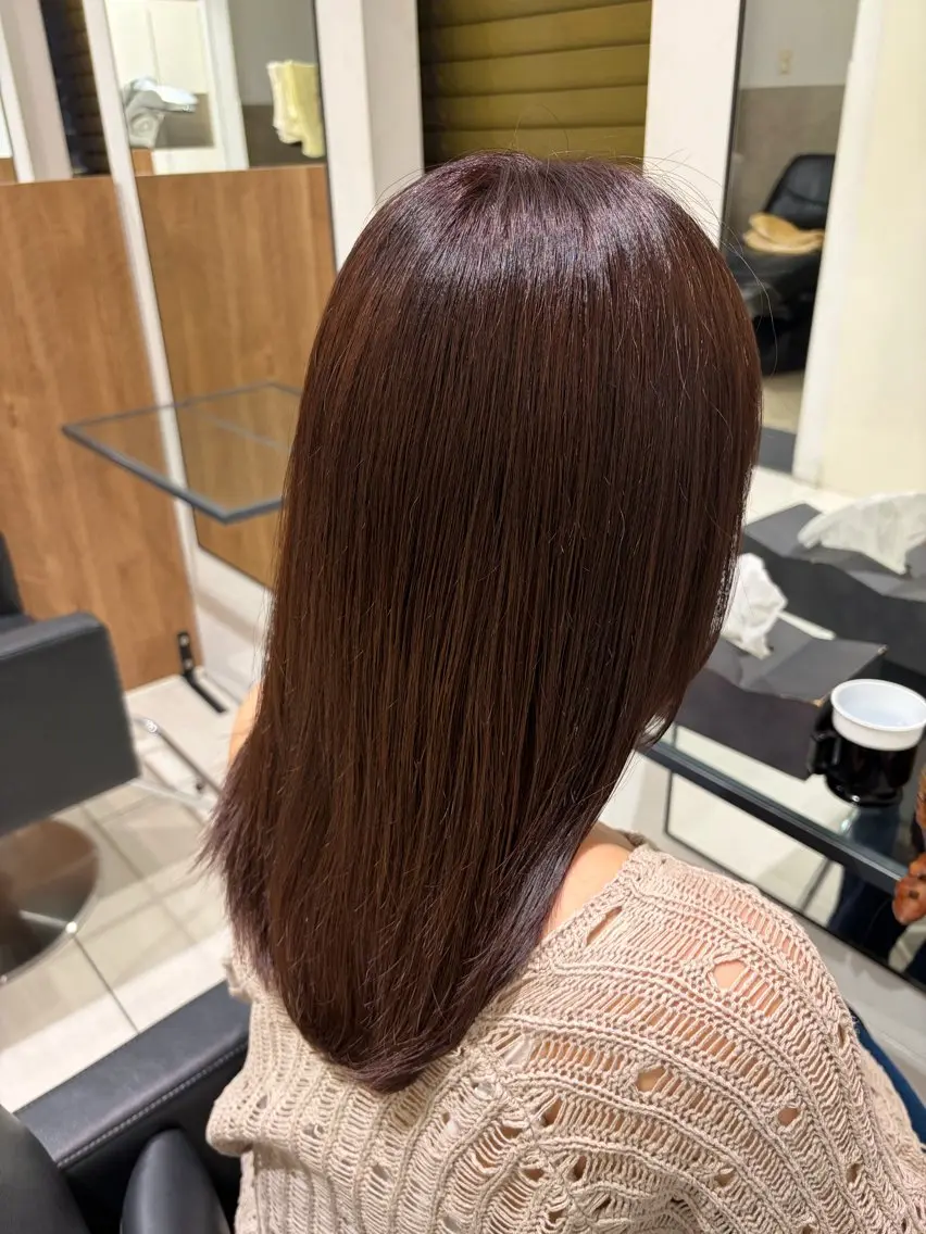 カラー ヘアカラー 笹井 茉梨のヘアスタイル