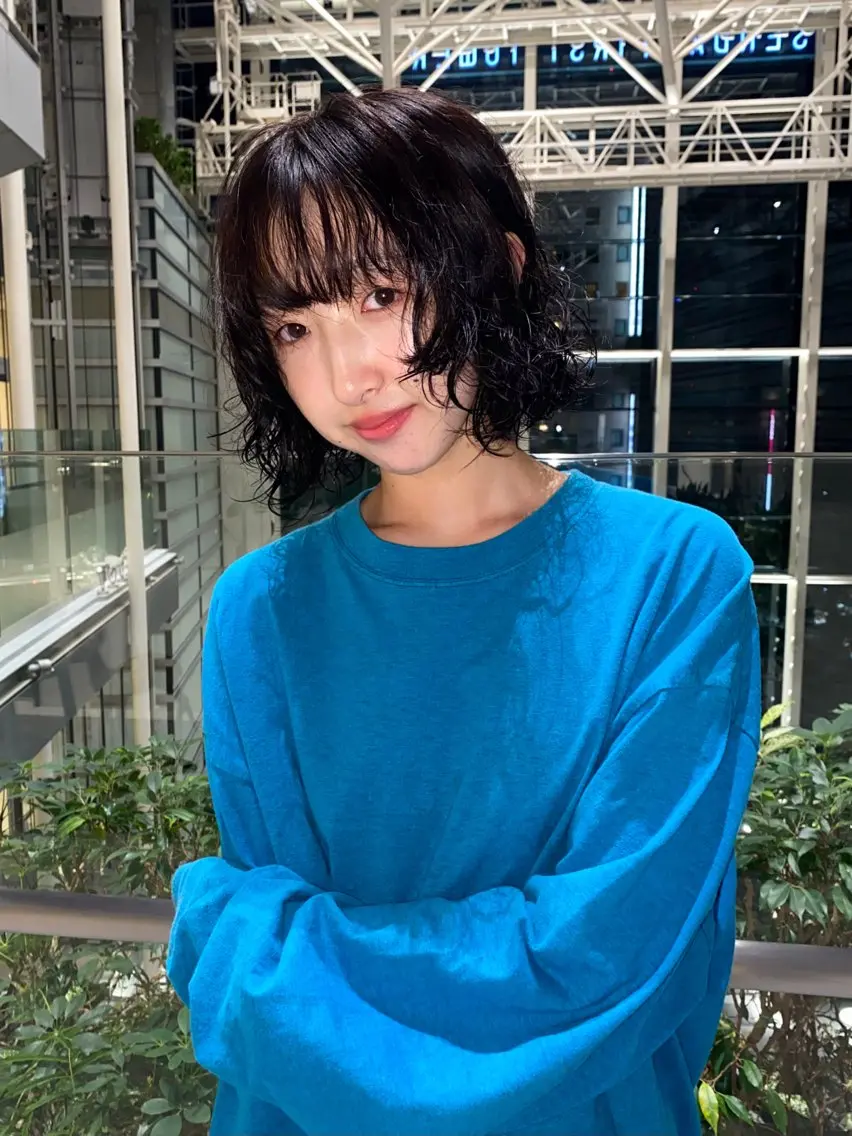 ショート カラー パーマ カット パーマ mai / linoah˚✧のヘアスタイル
