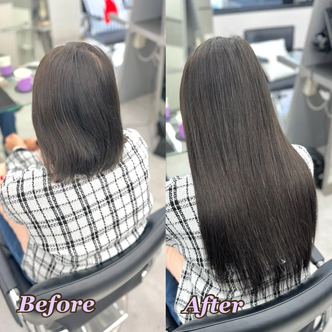 エクステ ヘアメ🎀ハイトーン 🩵エクステ🪄しほのヘアスタイル
