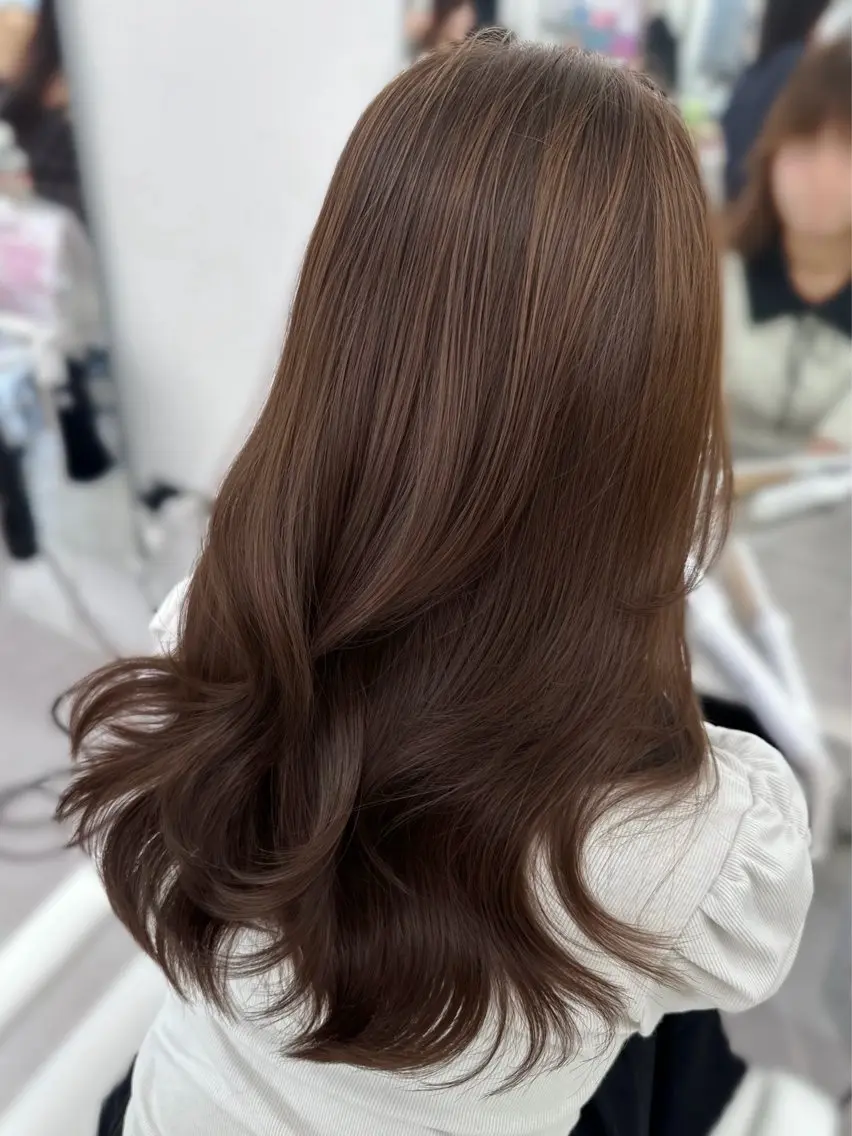セミロング なつき🎀韓国 styleのヘアスタイル