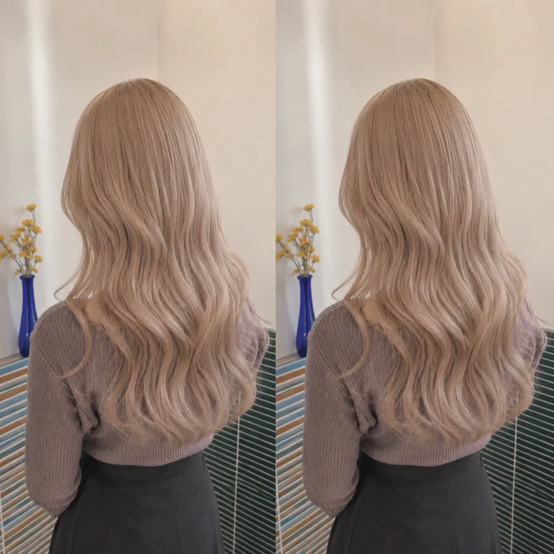 ロング カラー ヘアカラー カラー特化/ブリーチ 梅田中崎町/あかりのヘアスタイル