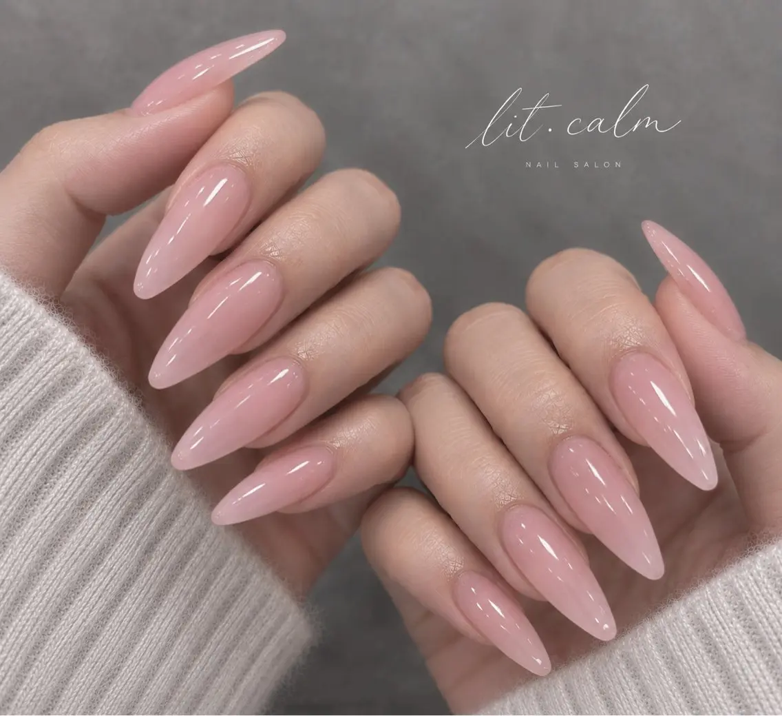 【オフ無し】うる艶っワンカラーネイル💖の写真