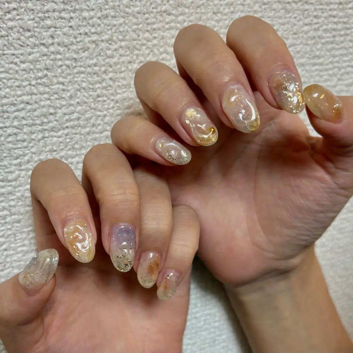 ネイル ハンドネイル カメレオン京橋🌻 草葉由佳のネイルデザイン