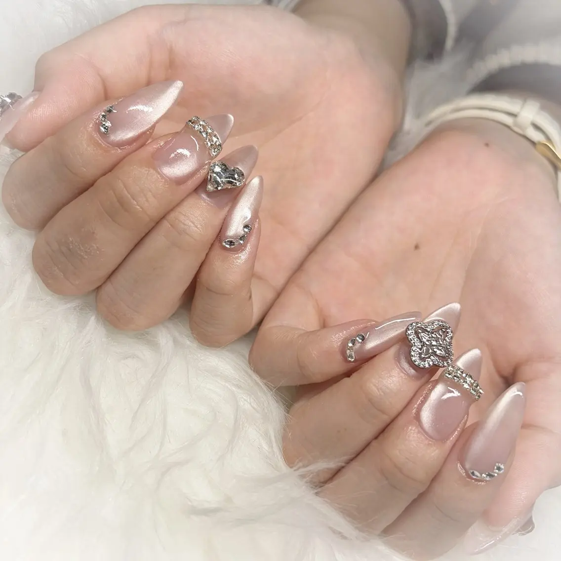 ネイル 長さ出し Merry bell ☆kanonのネイルデザイン