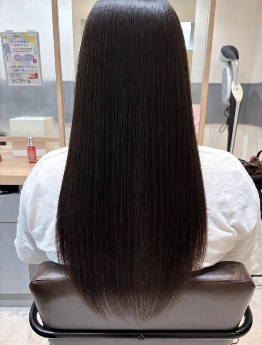 ロング カット カットモデル０円✂️ 🫧shiori🎀のヘアスタイル
