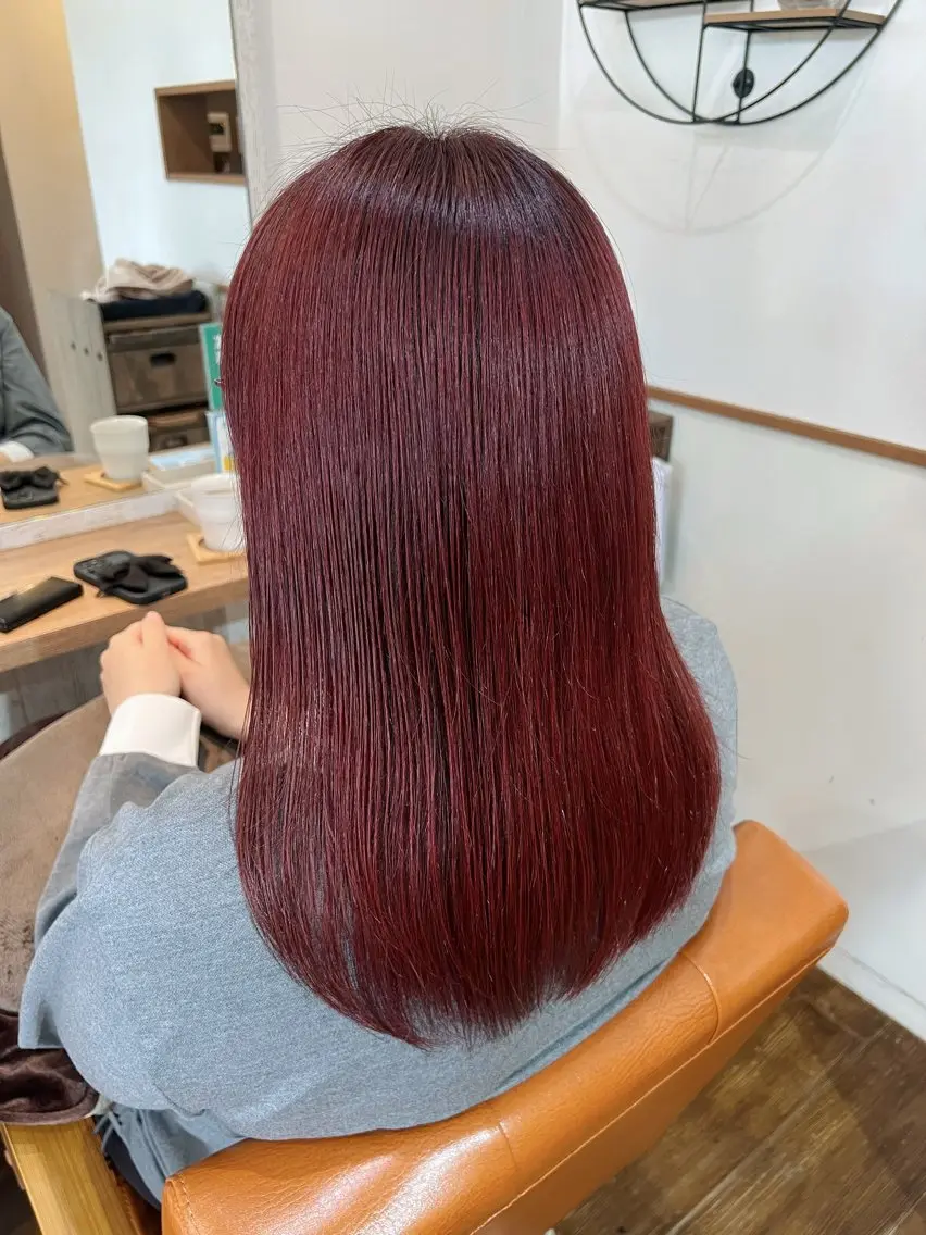 ミディアム カラー カット ヘアカラー トリートメント 勢力 星南のヘアスタイル