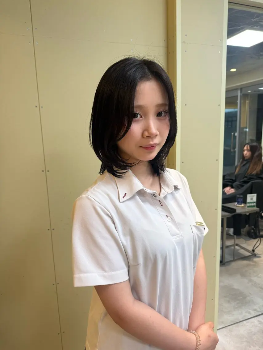 ショート カラー カット ヘアカラー トリートメント 伶風/ ボブのヘアスタイル