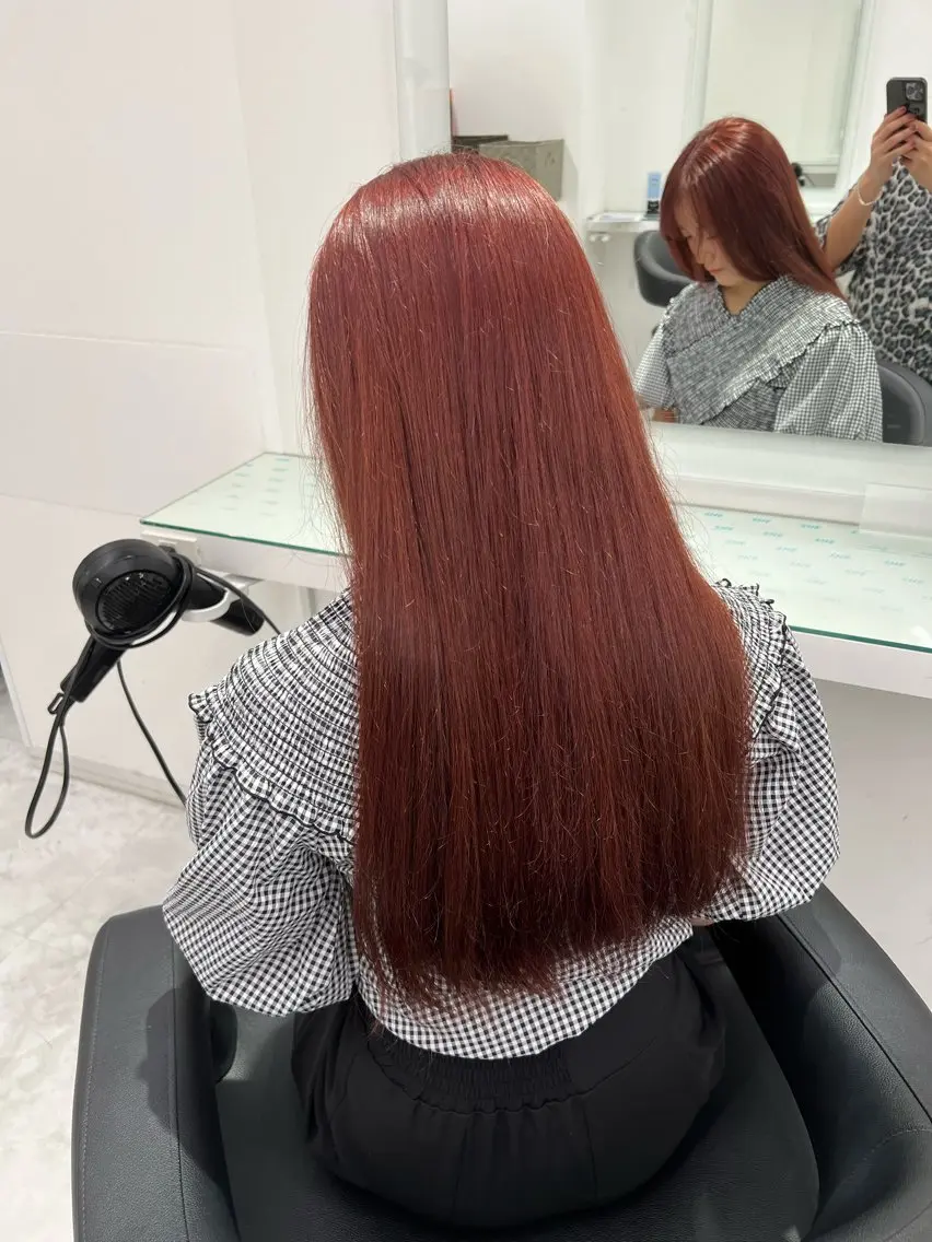 カラー ヘアカラー トリートメント ブリーチなし透明感 💗RYOTAのヘアスタイル