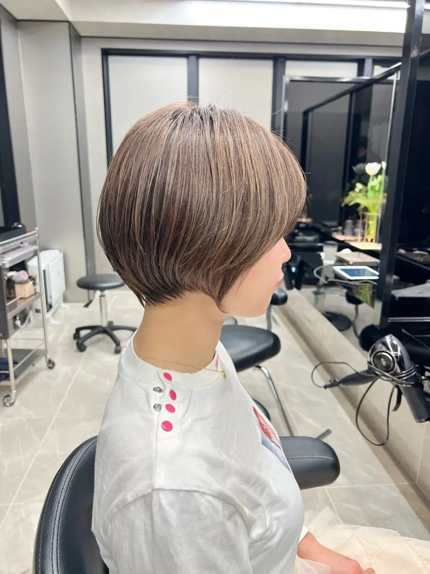 ショート カラー カット ヘアカラー トリートメント 🧡ショートの達人 🧡SHOのヘアスタイル