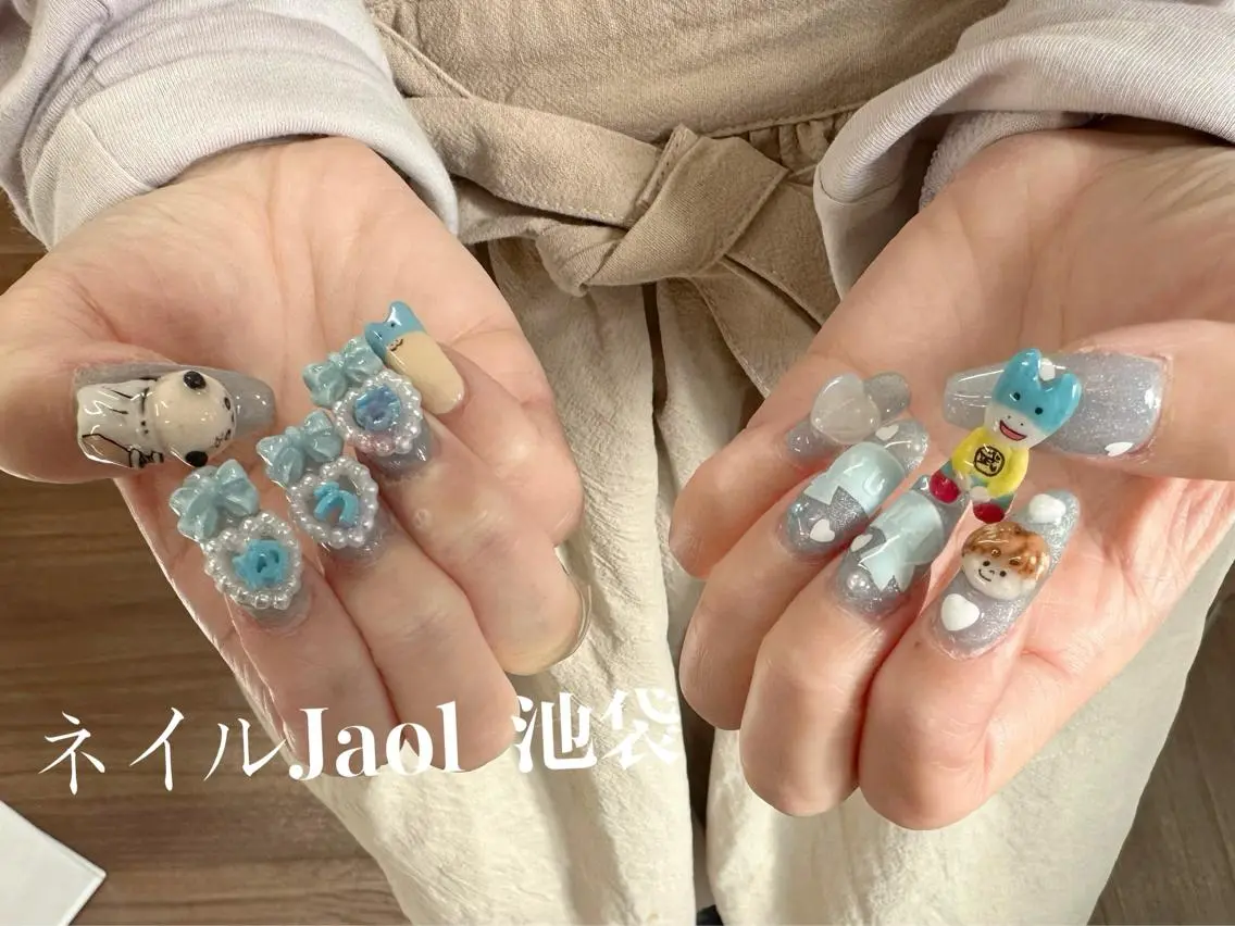 セミロング ネイルJaol 池袋のネイルデザイン