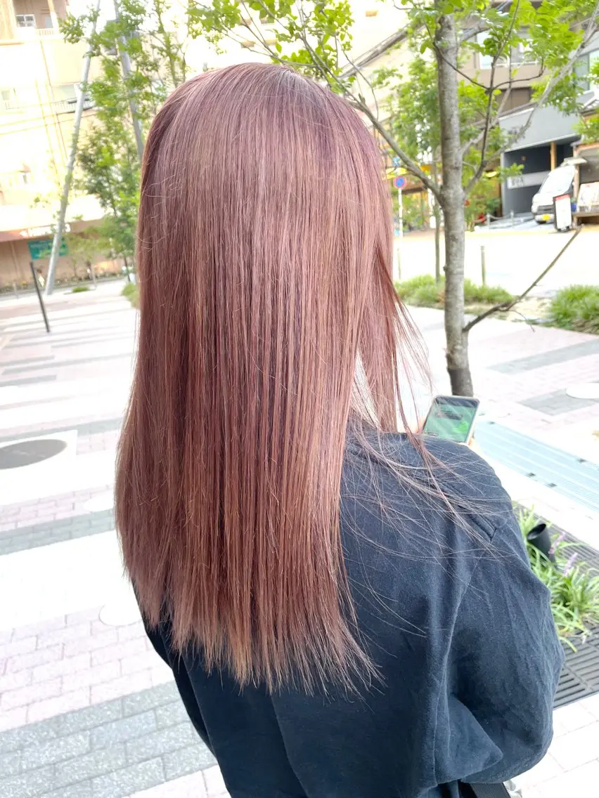 カラー ベージュカラー ブリーチ ケアブリーチ ハイライトカラー 学生 齋藤 彬のヘアスタイル