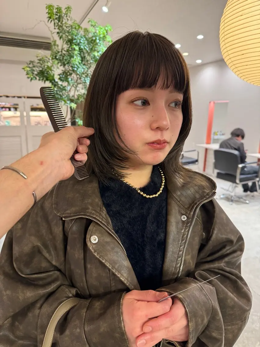 セミロング カラー noi / nonoのヘアスタイル