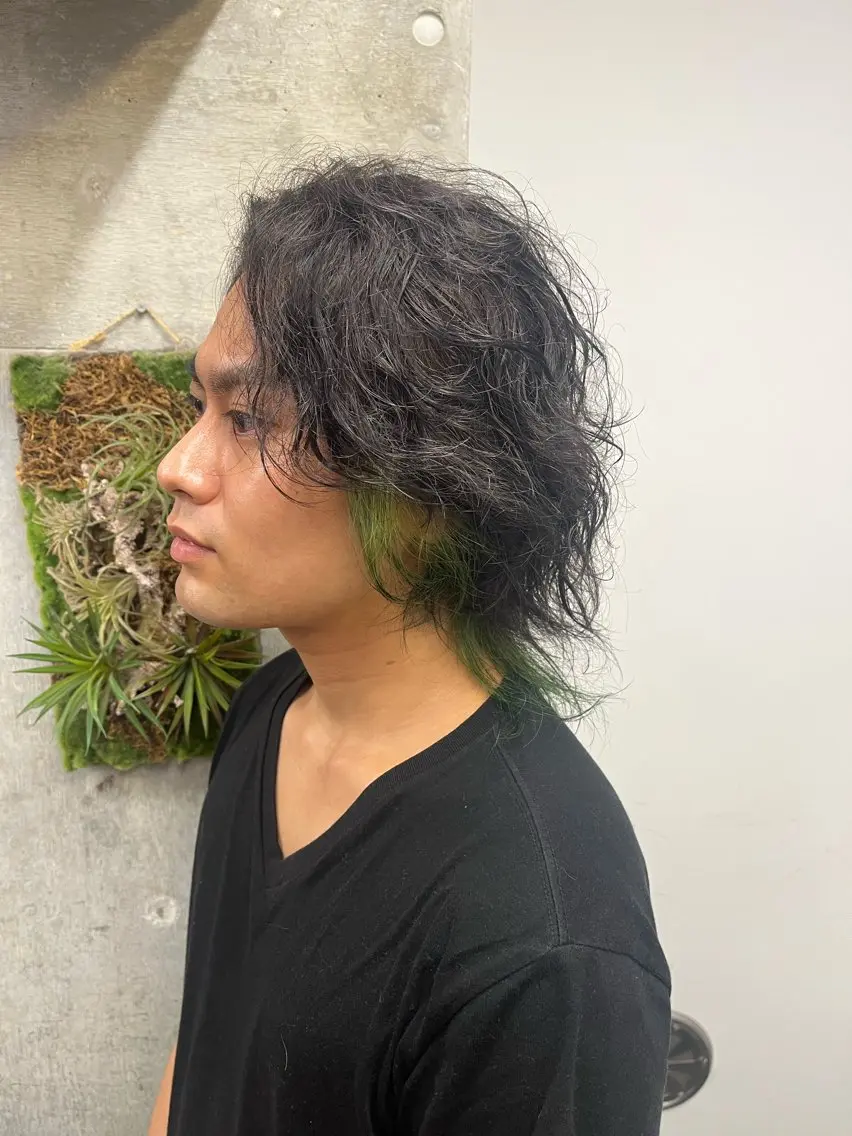 ショート カラー メンズ ヘアカラー 関谷 航太のヘアスタイル