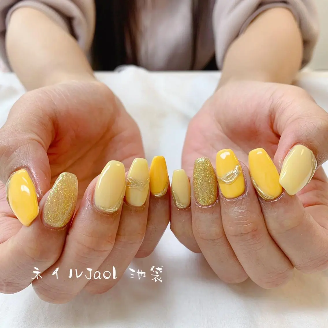 セミロング ネイルJaol 池袋のネイルデザイン