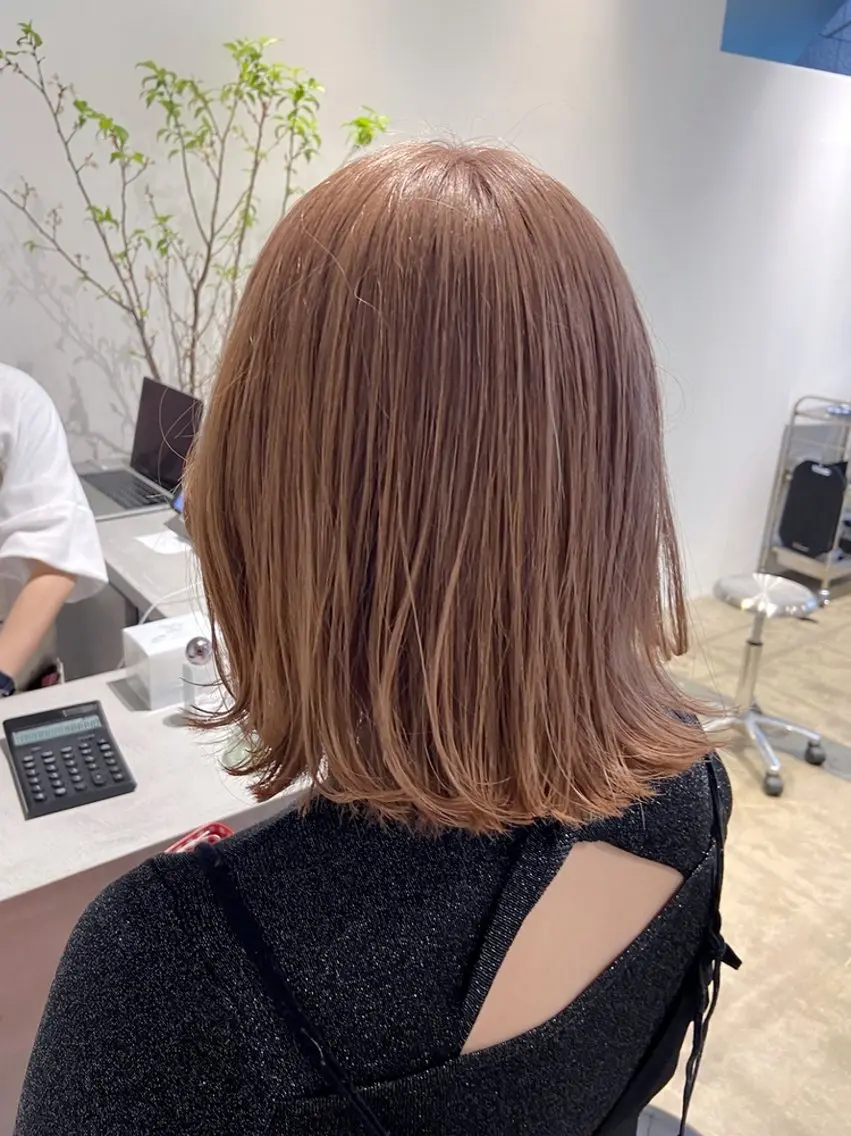 ミディアム 似合わせカット🫧/ パーマ🥇/KIBEのヘアスタイル