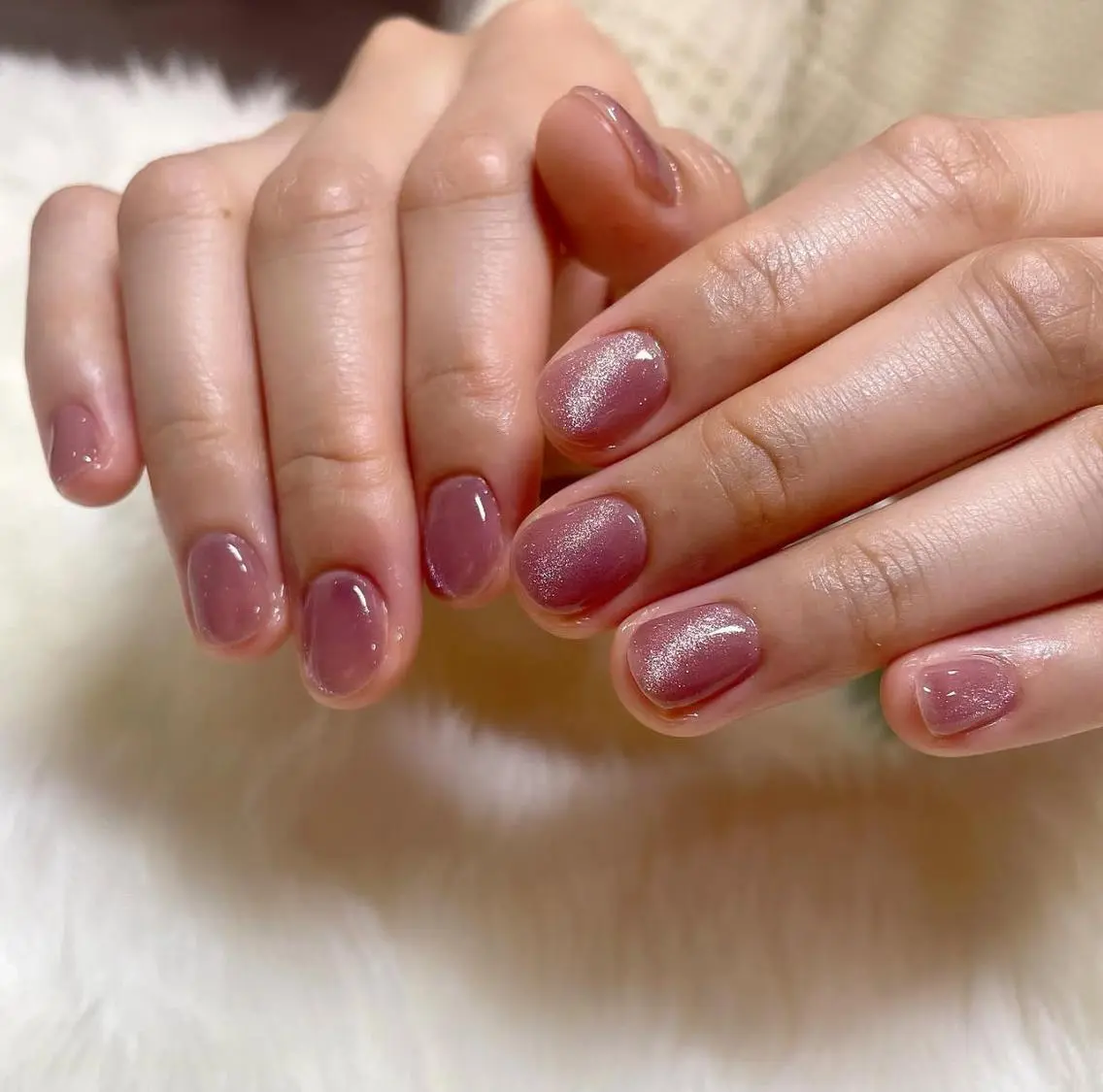 ネイル フラッシュネイル キラキラネイル マグネットネイル ワンカラーネイル ハンドネイル ネイルマジック 仙台一番町店💛のネイルデザイン