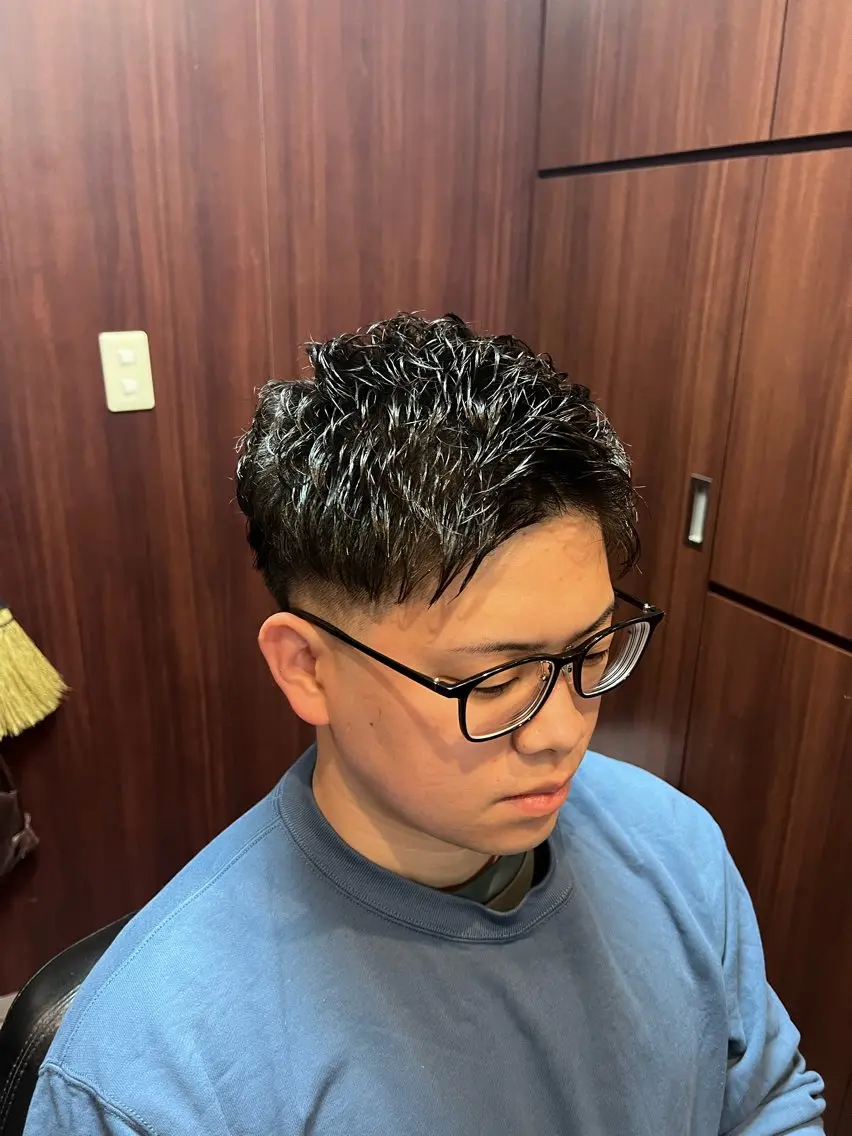 カット+アイロンパーマ※短い方向けのパーマですの写真