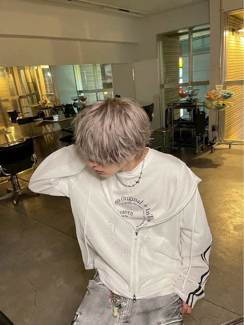 メンズ カット パーマキング 🇰🇷yutoのヘアスタイル