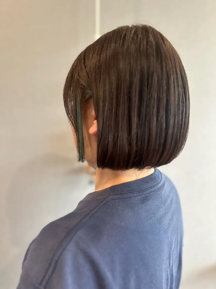 ショート カラー カット ヘアカラー トリートメント K Harukaのヘアスタイル