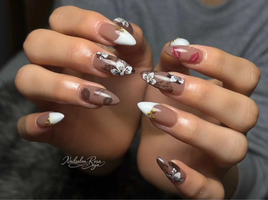 ネイル ハンドネイル nailsalon ROSA ayaのネイルデザイン