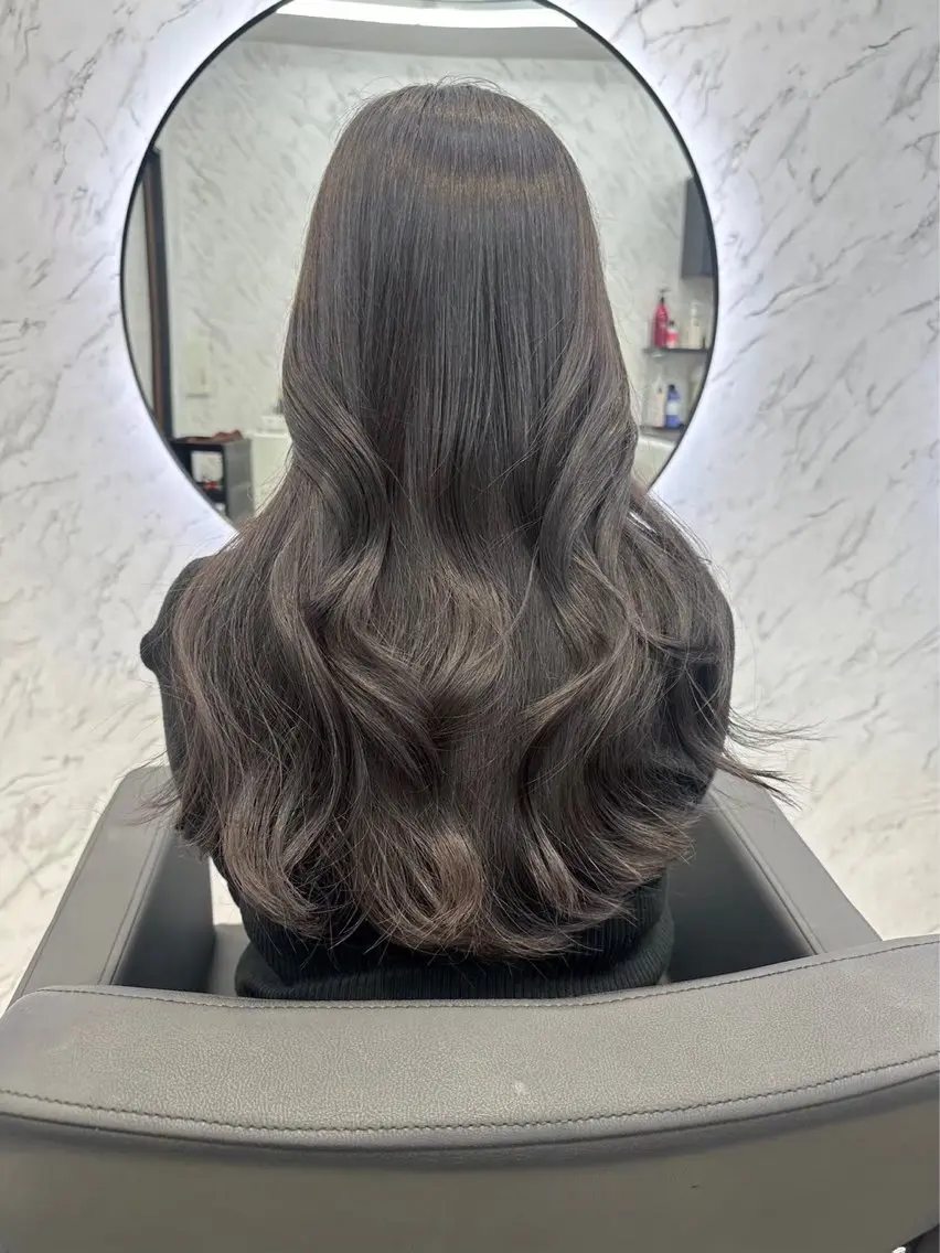 ロング カラー ベージュカラー ヘアカラー トリートメント カット¥1100 ✂️MIUのヘアスタイル