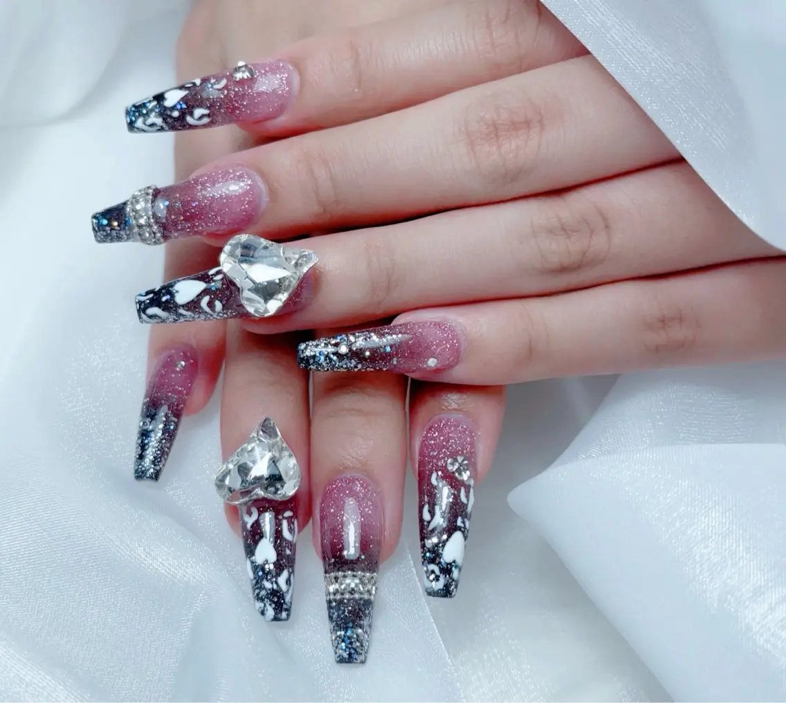 ネイル ハンドネイル M🌷nail 長さだし専門店のネイルデザイン