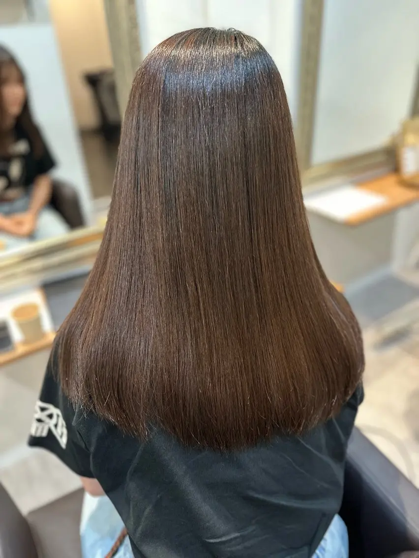【モデル募集中🔥】リタッチさらさら縮毛矯正🫧✨＋髪質改善トリートメントつき✩.*˚の写真