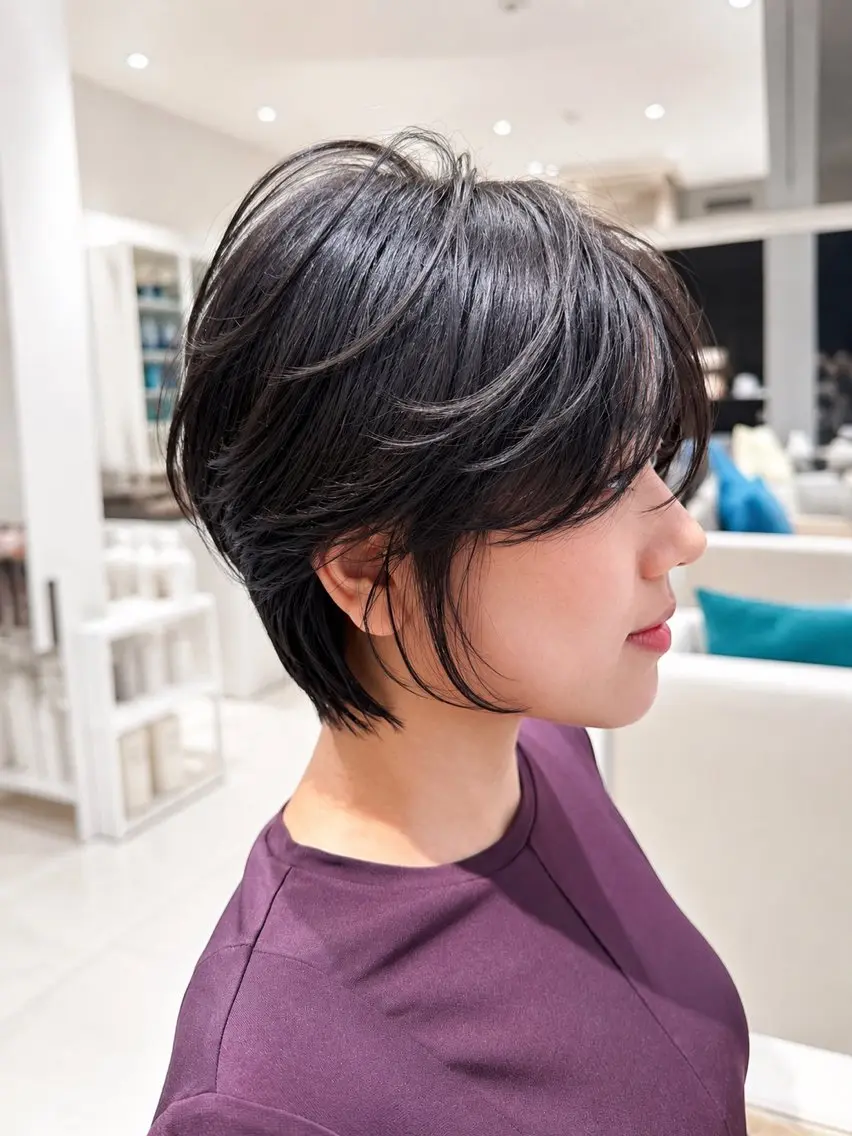 ショート 顔周りカット ショートヘア 髪質改善/似合わせ/ 艶髪🧡田中颯士のヘアスタイル